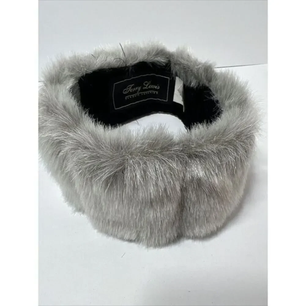 Faux Fur Head Band Silver Fox Terry Lewis Classic‎ Luxuries